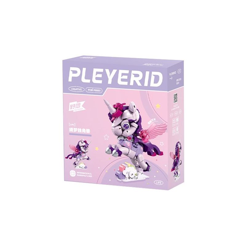 Pleyerid M38-P8089 Dream Unicorn Xếp hình lắp ráp ghép mô hình kỳ lân tưởng tượng