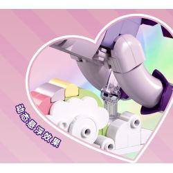 Pleyerid M38-P8089 Dream Unicorn Xếp hình lắp ráp ghép mô hình kỳ lân tưởng tượng