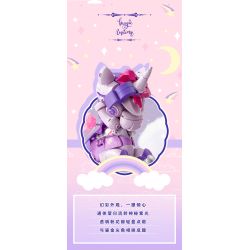 Pleyerid M38-P8089 Dream Unicorn Xếp hình lắp ráp ghép mô hình kỳ lân tưởng tượng