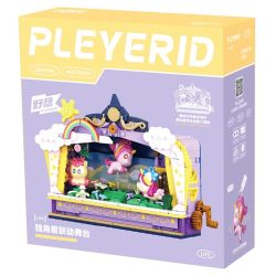 Pleyerid M38-P8090 Xếp hình lắp ráp ghép mô hình Nhà hát sân khấu Fantasy Unicorn