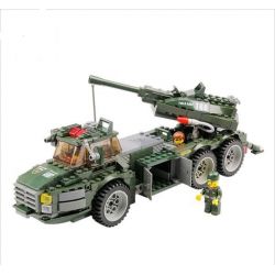 Kazi KY84004 84004 non  QUÂN DÃ CHIẾN SÚNG CỐI THẦN TỐC bộ đồ chơi xếp lắp ráp ghép mô hình Field Army FIELD ARMY SPEEDPORCED HOWITZER Chiến Trường 331 khối