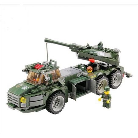 Kazi KY84004 84004 non  QUÂN DÃ CHIẾN SÚNG CỐI THẦN TỐC bộ đồ chơi xếp lắp ráp ghép mô hình Field Army FIELD ARMY SPEEDPORCED HOWITZER Chiến Trường 331 khối