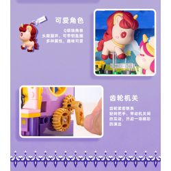 Pleyerid M38-P8090 Xếp hình lắp ráp ghép mô hình Nhà hát sân khấu Fantasy Unicorn