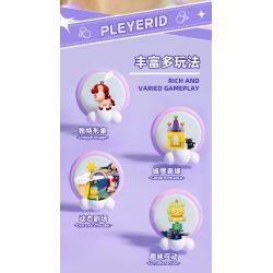 Pleyerid M38-P8090 Xếp hình lắp ráp ghép mô hình Nhà hát sân khấu Fantasy Unicorn