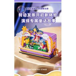 Pleyerid M38-P8090 Xếp hình lắp ráp ghép mô hình Nhà hát sân khấu Fantasy Unicorn
