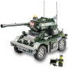 Kazi KY84003 84003 non  XE BỌC THÉP CỦA SÉC bộ đồ chơi xếp lắp ráp ghép mô hình Field Army FIELD ARMY CZECH ARMORED Chiến Trường 351 khối