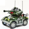 Kazi KY84003 84003 non  XE BỌC THÉP CỦA SÉC bộ đồ chơi xếp lắp ráp ghép mô hình Field Army FIELD ARMY CZECH ARMORED Chiến Trường 351 khối