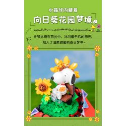 Pantasy 86918 Peanuts Snoopy Xếp hình lắp ráp ghép mô hình ngôi nhà màu đỏ snoopy