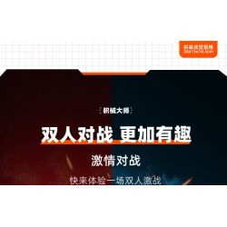 IM.Master QIHUI 6861 Xếp hình lắp ráp ghép mô hình Bậc thầy về máy móc: Máy chiến đấu thủy lực Blue Bullmon