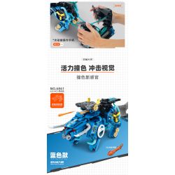 IM.Master QIHUI 6862 Xếp hình lắp ráp ghép mô hình Bậc thầy về máy móc: Máy chiến đấu thủy lực Sabretooth Tiger