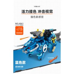 IM.Master QIHUI 6862 Xếp hình lắp ráp ghép mô hình Bậc thầy về máy móc: Máy chiến đấu thủy lực Sabretooth Tiger