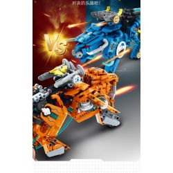 IM.Master QIHUI 6862 Xếp hình lắp ráp ghép mô hình Bậc thầy về máy móc: Máy chiến đấu thủy lực Sabretooth Tiger