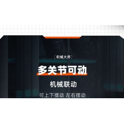 IM.Master QIHUI 6862 Xếp hình lắp ráp ghép mô hình Bậc thầy về máy móc: Máy chiến đấu thủy lực Sabretooth Tiger