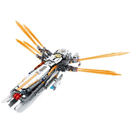 IM.Master QIHUI 6817 Xếp hình lắp ráp ghép mô hình Bậc thầy về máy móc không gian Mecha Tàu vũ trụ