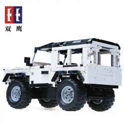 DOUBLEE CADA C51004 51004 non  Ô TÔ bộ đồ chơi xếp lắp ráp ghép mô hình  LAND ROVER DEFENDER Kỹ Thuật Công Nghệ Cao Mô Hình Phương Tiện 533 khối