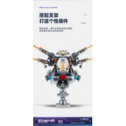IM.Master QIHUI 6817 Xếp hình lắp ráp ghép mô hình Bậc thầy về máy móc không gian Mecha Tàu vũ trụ
