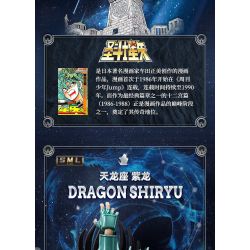 BLOKEES 75010 Xếp hình lắp ráp ghép mô hình Saint Seiya: Beyond Edition Draco Purple Dragon