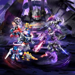 BLOKEES 71406 Xếp hình lắp ráp ghép mô hình Transformers Star Edition Tập 6 Máy chiến tranh Hộp mù