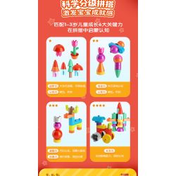 BLOKEES 11035 Xếp hình lắp ráp ghép mô hình Nhóm giáo dục sớm cổ điển Anpanman