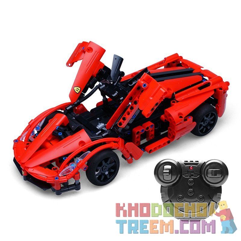 DOUBLEE CADA C51009 51009 non  SIÊU XE bộ đồ chơi xếp lắp ráp ghép mô hình  RED STORM Kỹ Thuật Công Nghệ Cao Mô Hình Phương Tiện 380 khối