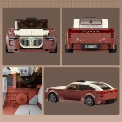 Pantasy 11051 Xếp hình lắp ráp ghép mô hình Lan Tử Truy Đuổi Ánh Sáng L 1:24