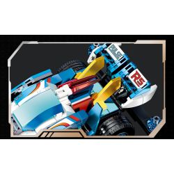 Souzosha F3615 Xếp hình lắp ráp ghép mô hình Tốc độ thần tốc: Chishuang Qingyu 4x4