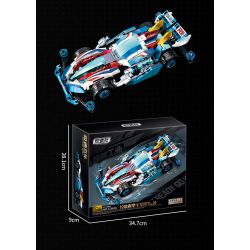 Souzosha F3615 Xếp hình lắp ráp ghép mô hình Tốc độ thần tốc: Chishuang Qingyu 4x4