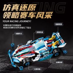 Souzosha F3615 Xếp hình lắp ráp ghép mô hình Tốc độ thần tốc: Chishuang Qingyu 4x4