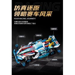 Souzosha F3615 Xếp hình lắp ráp ghép mô hình Tốc độ thần tốc: Chishuang Qingyu 4x4
