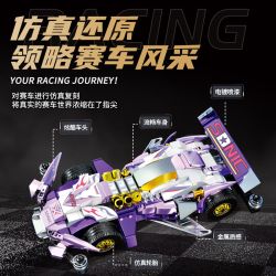 Souzosha F3616 Xếp hình lắp ráp ghép mô hình Tốc độ​​: Purple Shadow Phantom Blade 4WD