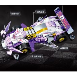 Souzosha F3616 Xếp hình lắp ráp ghép mô hình Tốc độ​​: Purple Shadow Phantom Blade 4WD
