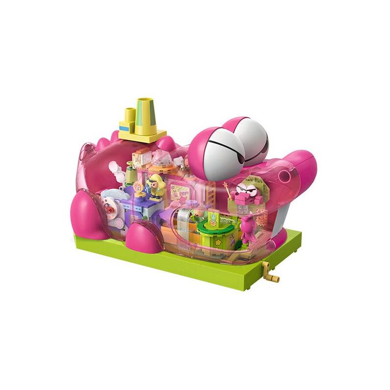 Keeppley K20642 Xếp hình lắp ráp ghép mô hình Crayon Shin-chan: Nhà máy bánh quy núi cá sấu