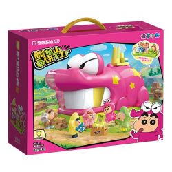 Keeppley K20642 Xếp hình lắp ráp ghép mô hình Crayon Shin-chan: Nhà máy bánh quy núi cá sấu