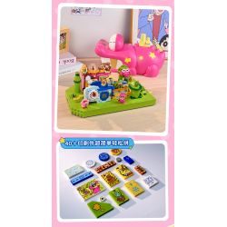 Keeppley K20642 Xếp hình lắp ráp ghép mô hình Crayon Shin-chan: Nhà máy bánh quy núi cá sấu