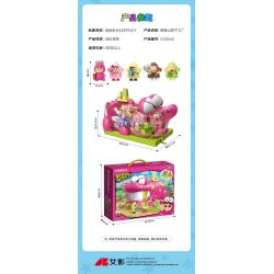 Keeppley K20642 Xếp hình lắp ráp ghép mô hình Crayon Shin-chan: Nhà máy bánh quy núi cá sấu