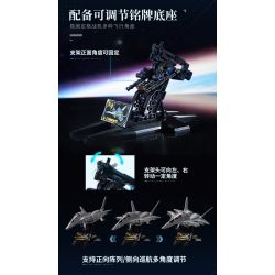 Keeppley 23045 Xếp hình lắp ráp ghép mô hình Dự án Nantianmen: Máy bay chiến đấu không gian và không gian Baidi 1:53