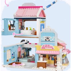 Keeppley K21409 Xếp hình lắp ráp ghép mô hình Hành trình tuyệt vời của Halolo: Khu nghỉ dưỡng trượt tuyết Ihao