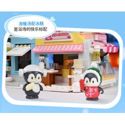 Keeppley K21409 Xếp hình lắp ráp ghép mô hình Hành trình tuyệt vời của Halolo: Khu nghỉ dưỡng trượt tuyết Ihao