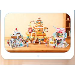 Keeppley K21409 Xếp hình lắp ráp ghép mô hình Hành trình tuyệt vời của Halolo: Khu nghỉ dưỡng trượt tuyết Ihao