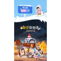 Keeppley K21409 Xếp hình lắp ráp ghép mô hình Hành trình tuyệt vời của Halolo: Khu nghỉ dưỡng trượt tuyết Ihao