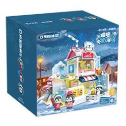 Keeppley K21410 Xếp hình lắp ráp ghép mô hình Hành trình kỳ diệu của Halolo: Tắm sữa ấm