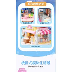 Keeppley K21410 Xếp hình lắp ráp ghép mô hình Hành trình kỳ diệu của Halolo: Tắm sữa ấm