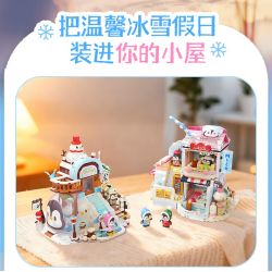 Keeppley K21410 Xếp hình lắp ráp ghép mô hình Hành trình kỳ diệu của Halolo: Tắm sữa ấm