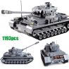 Kazi KY82010 82010 non  XE TĂNG ĐỨC CON BÁO 4 bộ đồ chơi xếp lắp ráp ghép mô hình Century Military CENTURY MILITARY PANZERKAMPFWAGEN IV Quân Đội Thế Kỷ 1193 khối