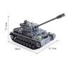 Kazi KY82010 82010 non  XE TĂNG ĐỨC CON BÁO 4 bộ đồ chơi xếp lắp ráp ghép mô hình Century Military CENTURY MILITARY PANZERKAMPFWAGEN IV Quân Đội Thế Kỷ 1193 khối