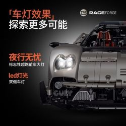 GULY 10657 Xếp hình lắp ráp ghép mô hình Xe thể thao Utopia Navigator 657 tỷ lệ 1:8