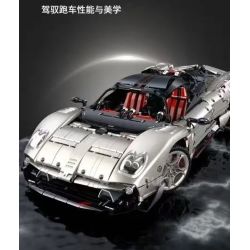 GULY 10657 Xếp hình lắp ráp ghép mô hình Xe thể thao Utopia Navigator 657 tỷ lệ 1:8