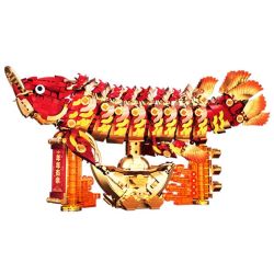 Souzosha 212242 Xếp hình lắp ráp ghép mô hình Cá vàng tặng quà tốt lành