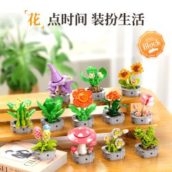 Femibox S5443 Xếp hình lắp ráp ghép mô hình 12 loại hình minh họa thực vật