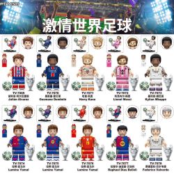 TV TV6509 TV TV7069 TV TV7070 TV TV7071 TV TV7072 TV TV7073 TV TV7074 TV TV7075 TV TV7076 TV TV7077 TV TV7078 Xếp hình lắp ráp ghép mô hình Mô hình ngôi sao bóng đá 10 loại